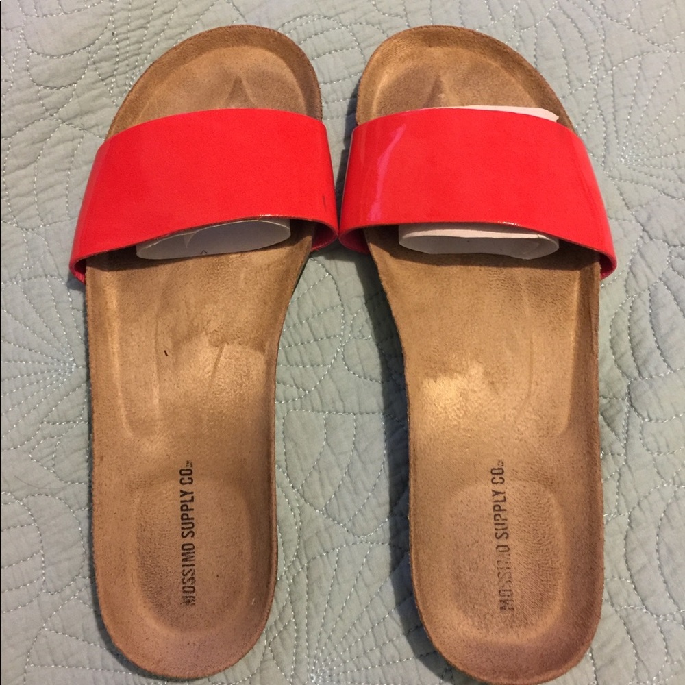 Red/Deep Coral Mossimo Sandals!